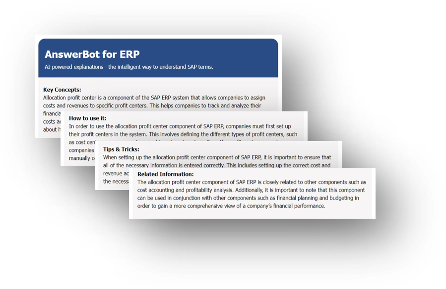 SAP Glossary