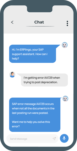 ERPlingo SAP Support Chat