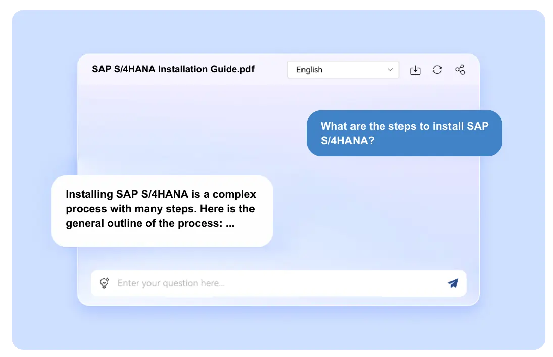 Chat with PDF for SAP Professionals